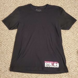 Women's Flex It Pink Powered By Strong Women Tshirt